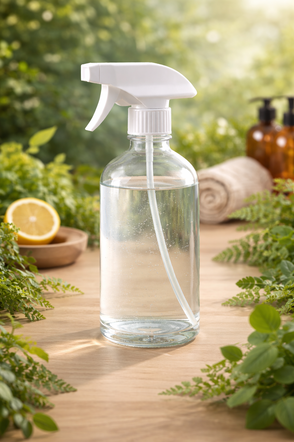Reusable Glass Spray Bottle (500ml)
